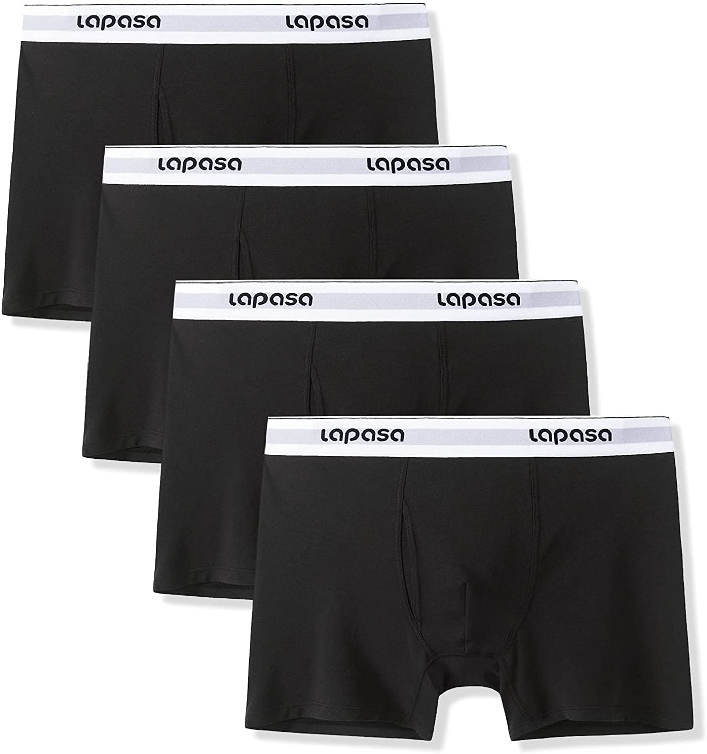 Wholesale LAPASA Men's Travel Underwear Quick Dry Mesh Hiking Boxer Briefs  Lightweight Breathable Activewear 3 Pack (Terraversal M121) boxers Small  Black (Boxers)