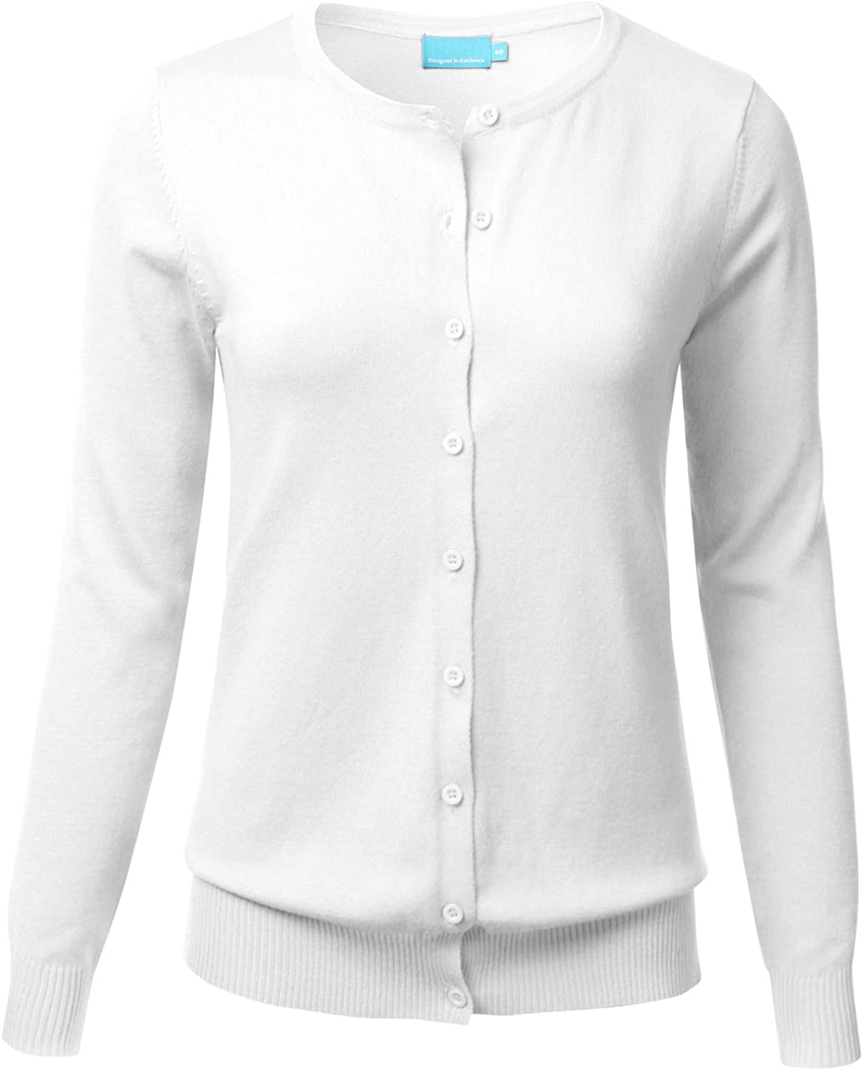 womens white button down cardigan sweater