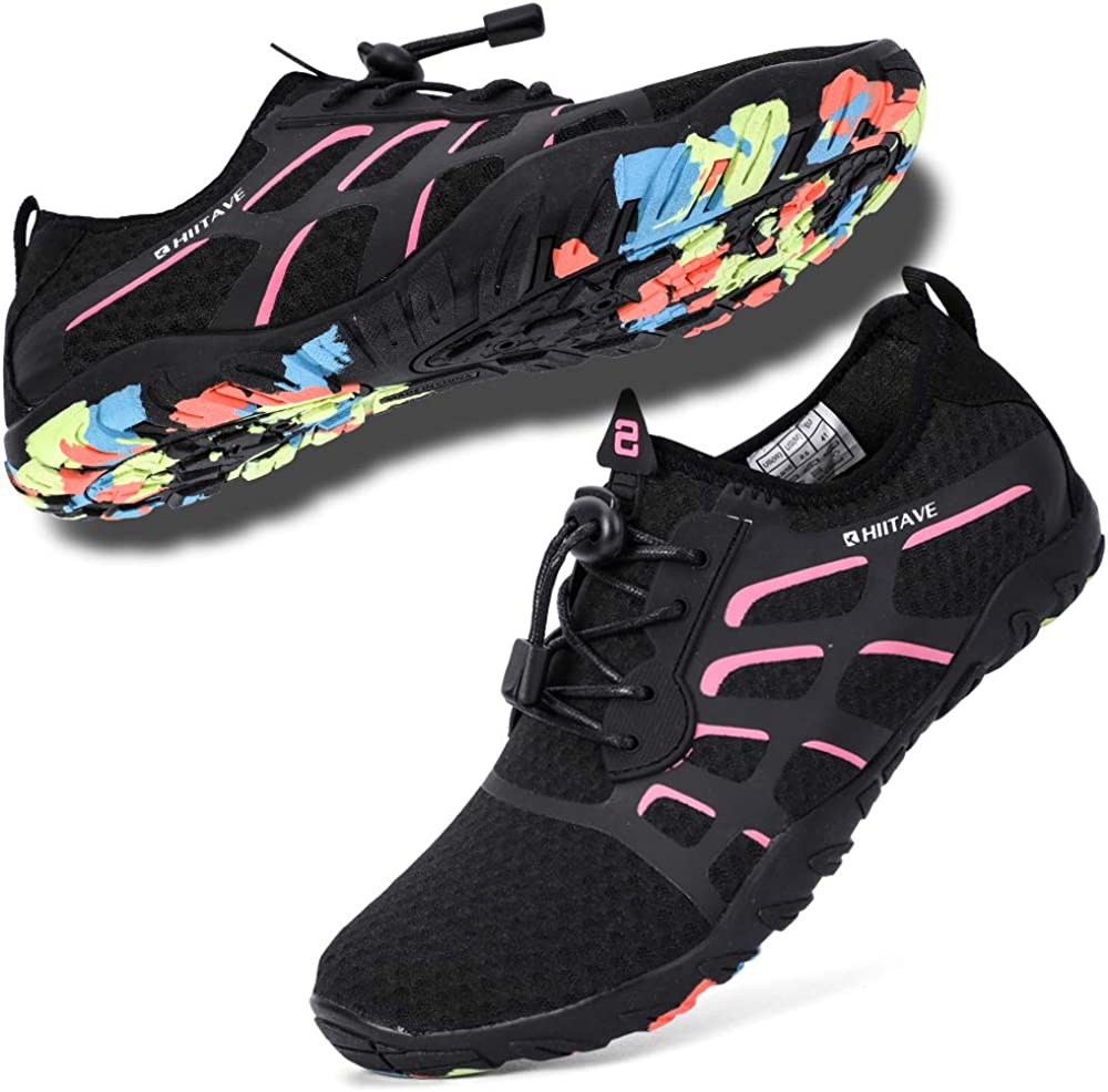 WXDZ Men Women Water Sports Shoes Quick Dry Barefoot Aqua Socks Swim Shoes for Pool Beach Walking Running 