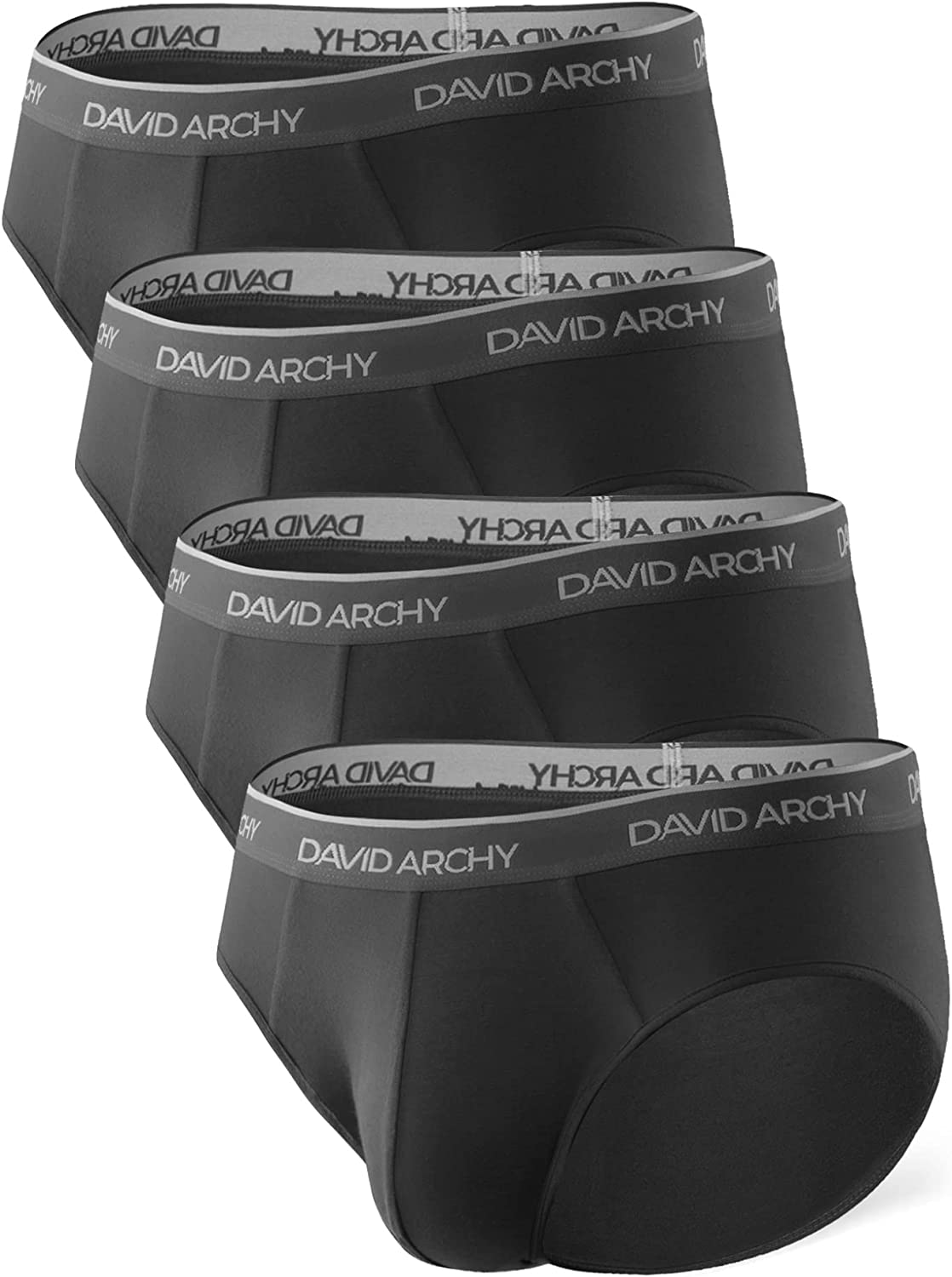 DAVID ARCHY Men's Soft Underwear Breathable Bamboo Rayon Fiber Trunks for  Men in 4 Pack (Black, S) : : Clothing, Shoes & Accessories