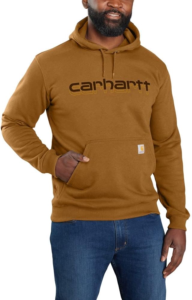 Carhartt Men's Rain Defender Loose Fit Midweight Logo Graphic
