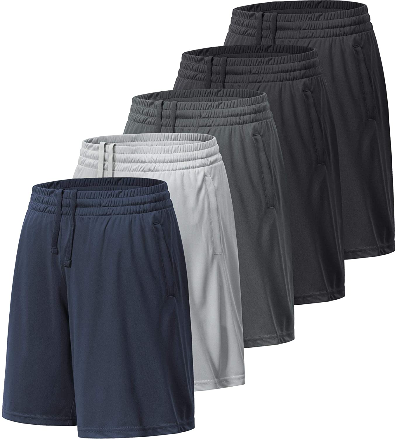 Mens workout sale shorts with pockets