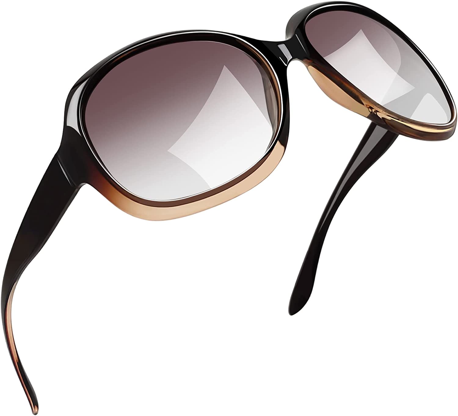 Joopin Polarized Sunglasses for Women Vintage Big Frame Sun Glasses Ladies  Shade