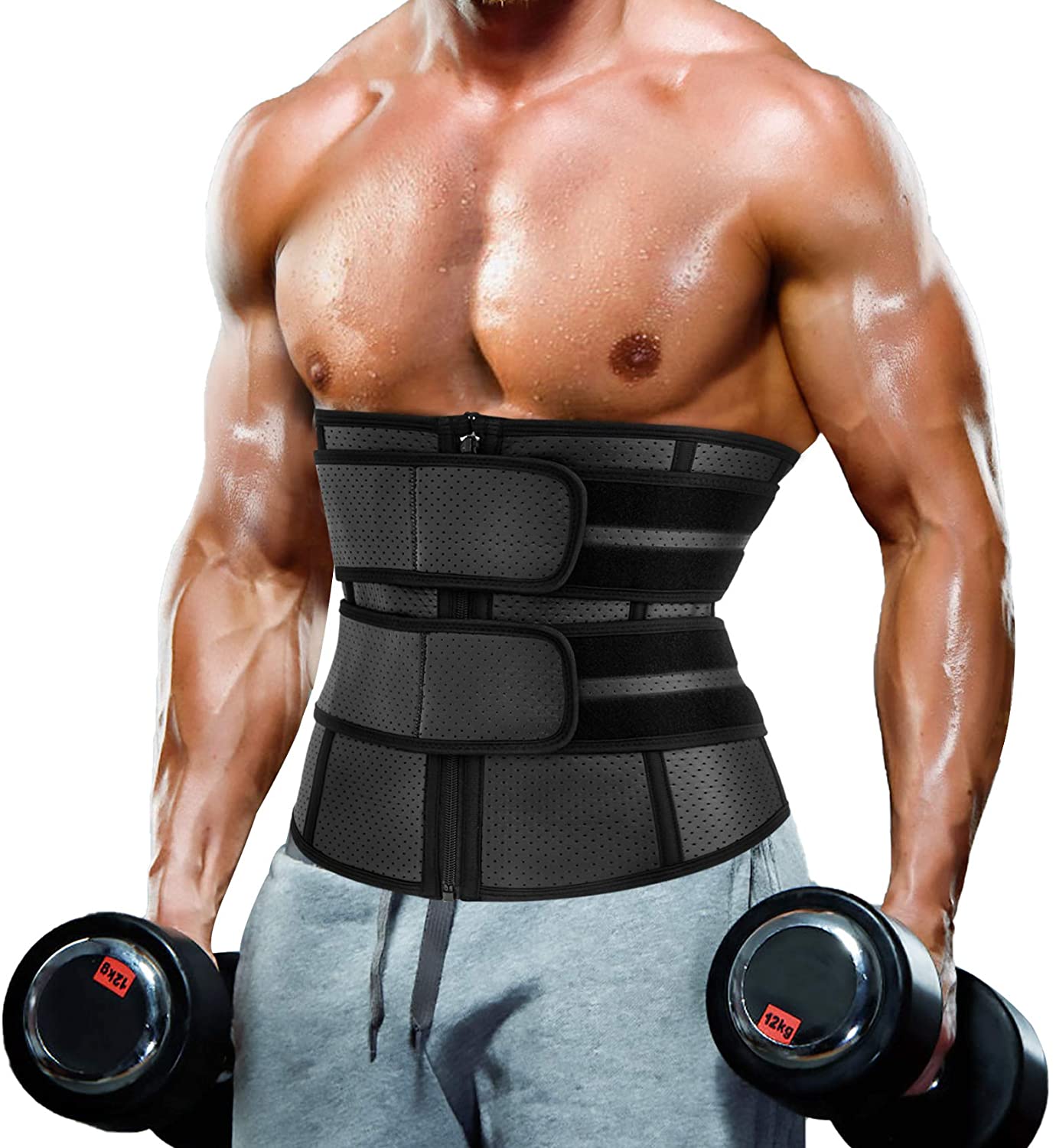 Neoprene Body Shaper Waist Trainer Exercise Sweat Slimming Belt