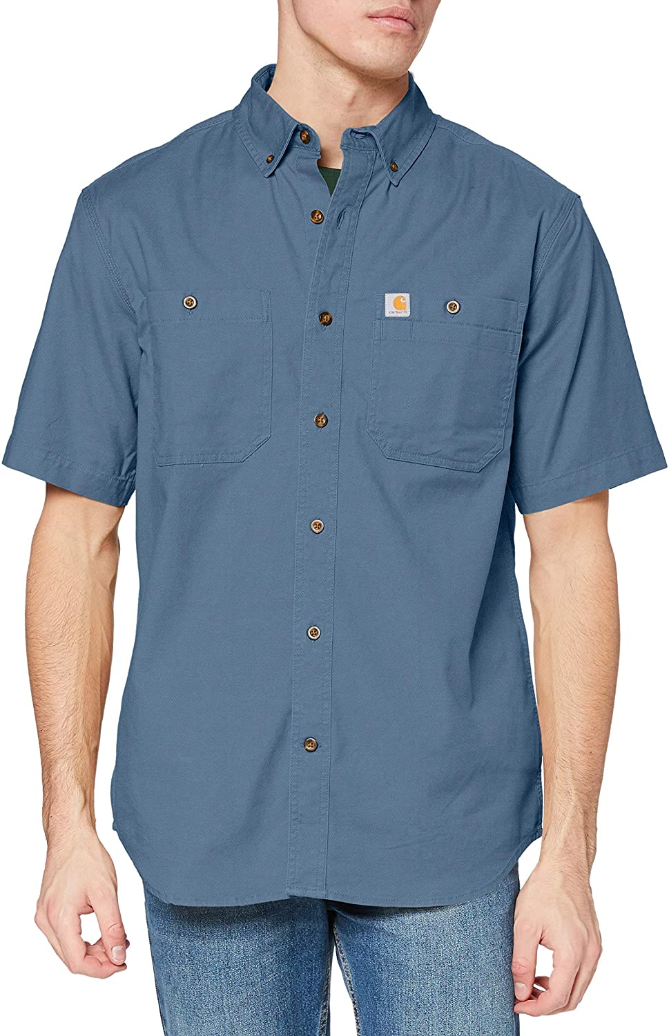 Carhartt Men's Rugged Flex Gravel Short Sleeve Rigby Work Shirt