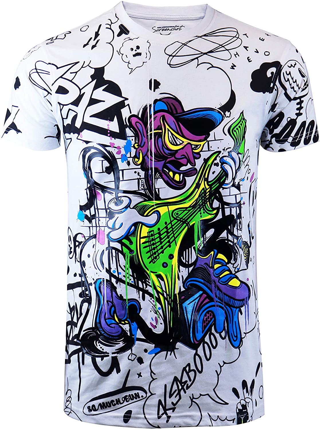 Screenshotbrand - Camiseta premium estilo hip-hop/hipster para hombre - Lo  último en estampas a la moda para camisetas elegantes, largas