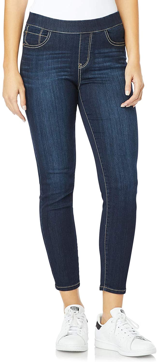 WallFlower Women's Juniors Elastic Waistband Pull On Skinny Jeans | eBay
