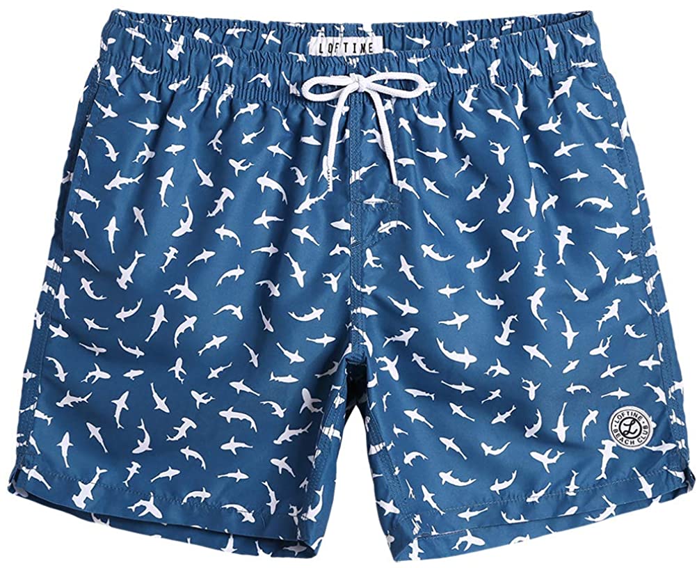 Maamgic Mens Quick Dry Printed Short Swim Trunks With Mesh Lining Swimwear Bathi Ebay