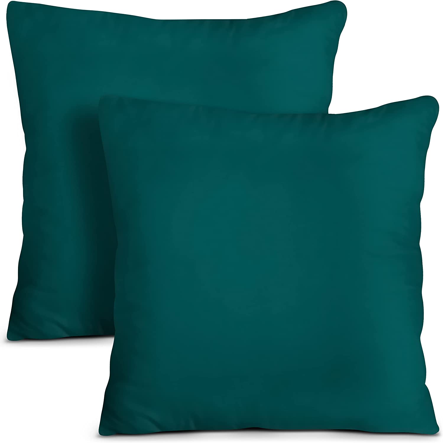 Utopia Bedding Throw Pillows Insert (Pack of 2, Black) - 18 x 18 Inches Bed  and Couch Pillows - Indoor Decorative Pillows