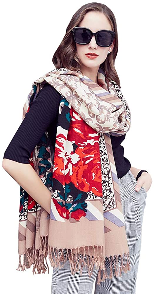 YanChou Silk Wool Scarf 135cm Hems Rolled Brand Scarf Designer Luxury Shawl Pashmina Women Winter Scarves