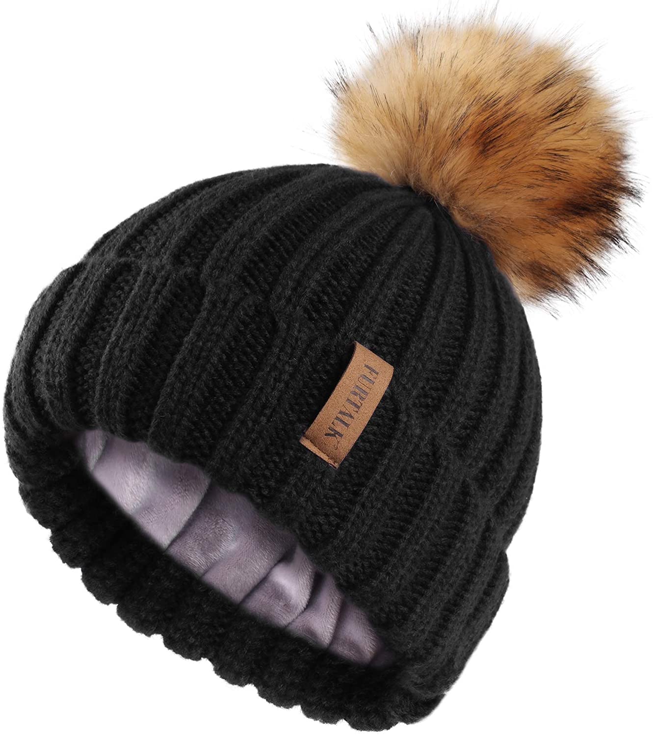 Result Inca Hat,Ladies Winter Pom with Lined Fleece Beanie Beanie Hat 7 Colours 