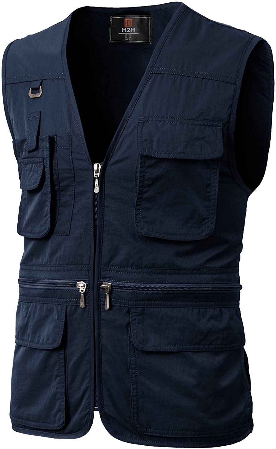 R45X Result Work-Guard Safari Waistcoat Mens Gilet Tool Vest Fishing Workwear 