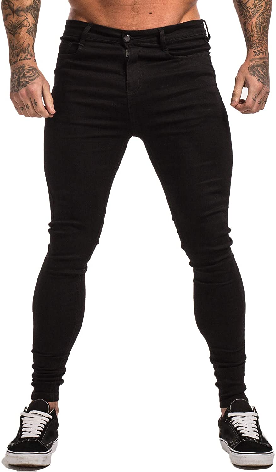 GentWith Tampa Slim Fit Ripped Jeans