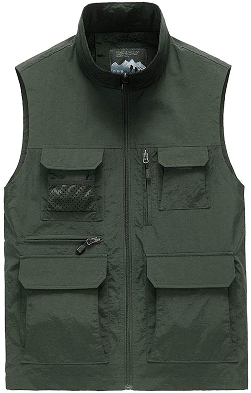 Flygo Men's Casual Lightweight Outdoor Travel Fishing Hunting Vest