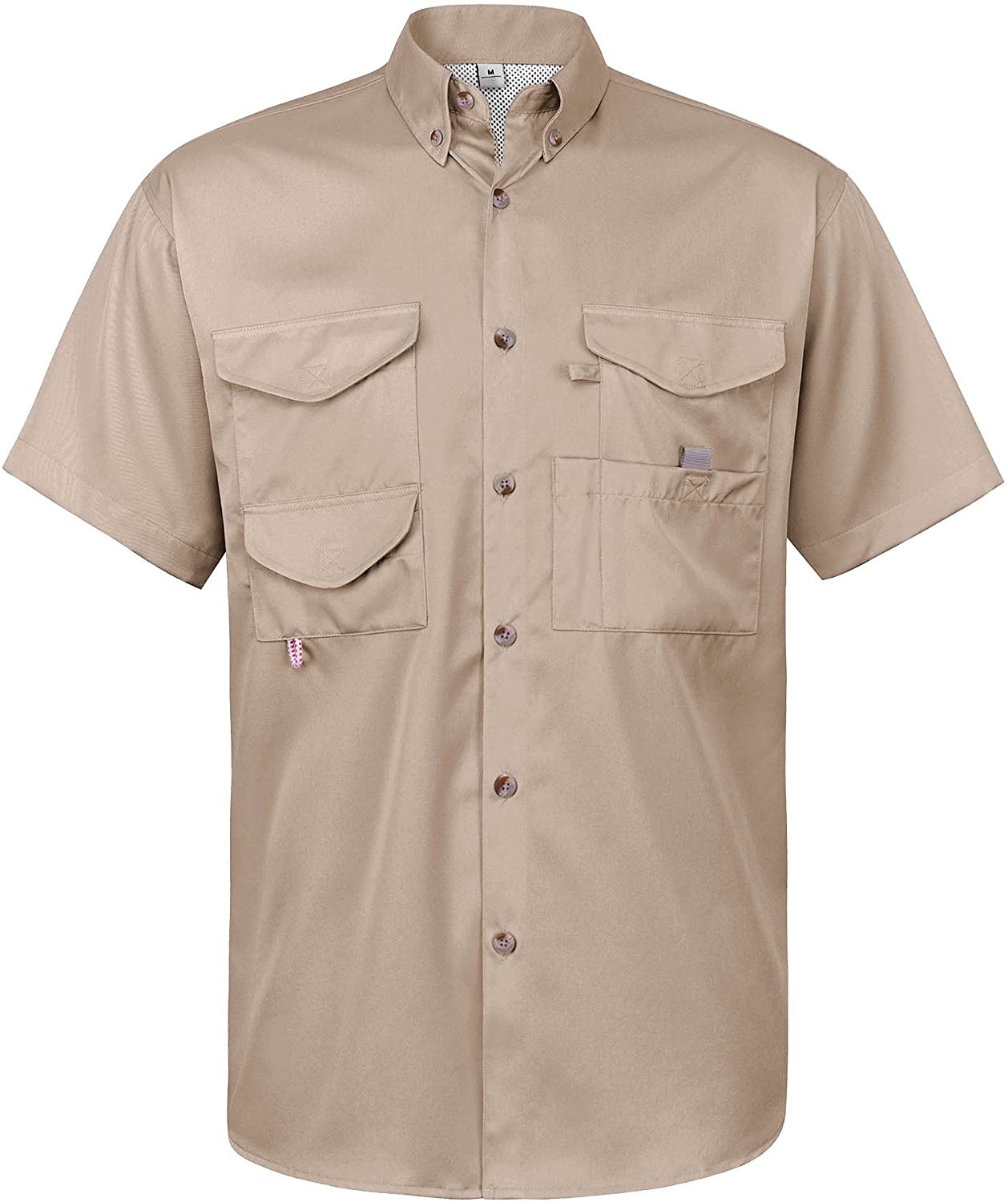 Alimens & Gentle Short Sleeve Fishing Shirt Wicking Fabric Sun