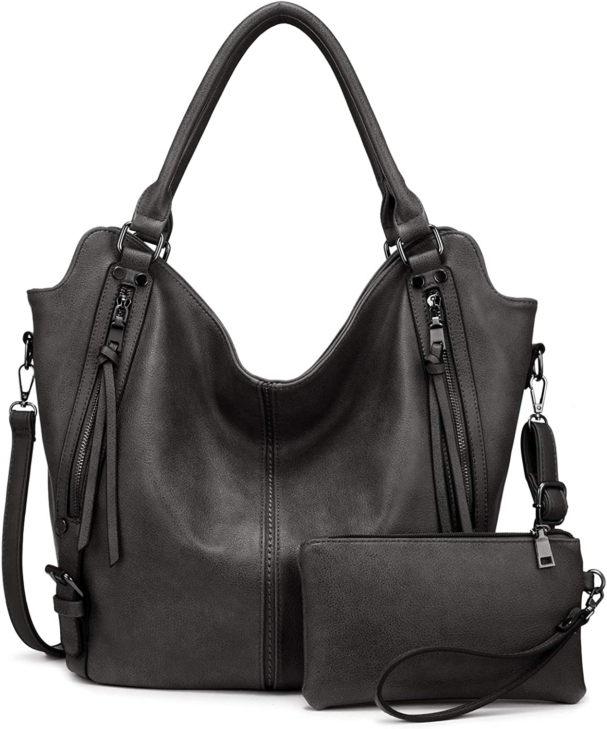 Women Oversized Tote Bag Ladies Faux Leather Shoulder Handbag UK 