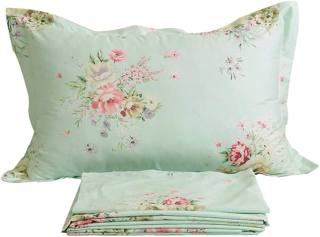 Details about   FADFAY Rose Floral 4 Piece Bed Sheet Set 100% Cotton Deep Pocket-Full 