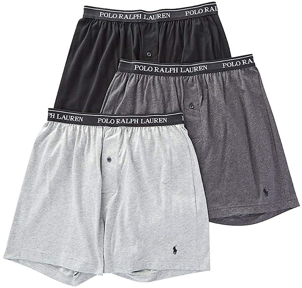 Polo Ralph Lauren Classic Fit w/Wicking 3-Pack Knit Boxers | eBay