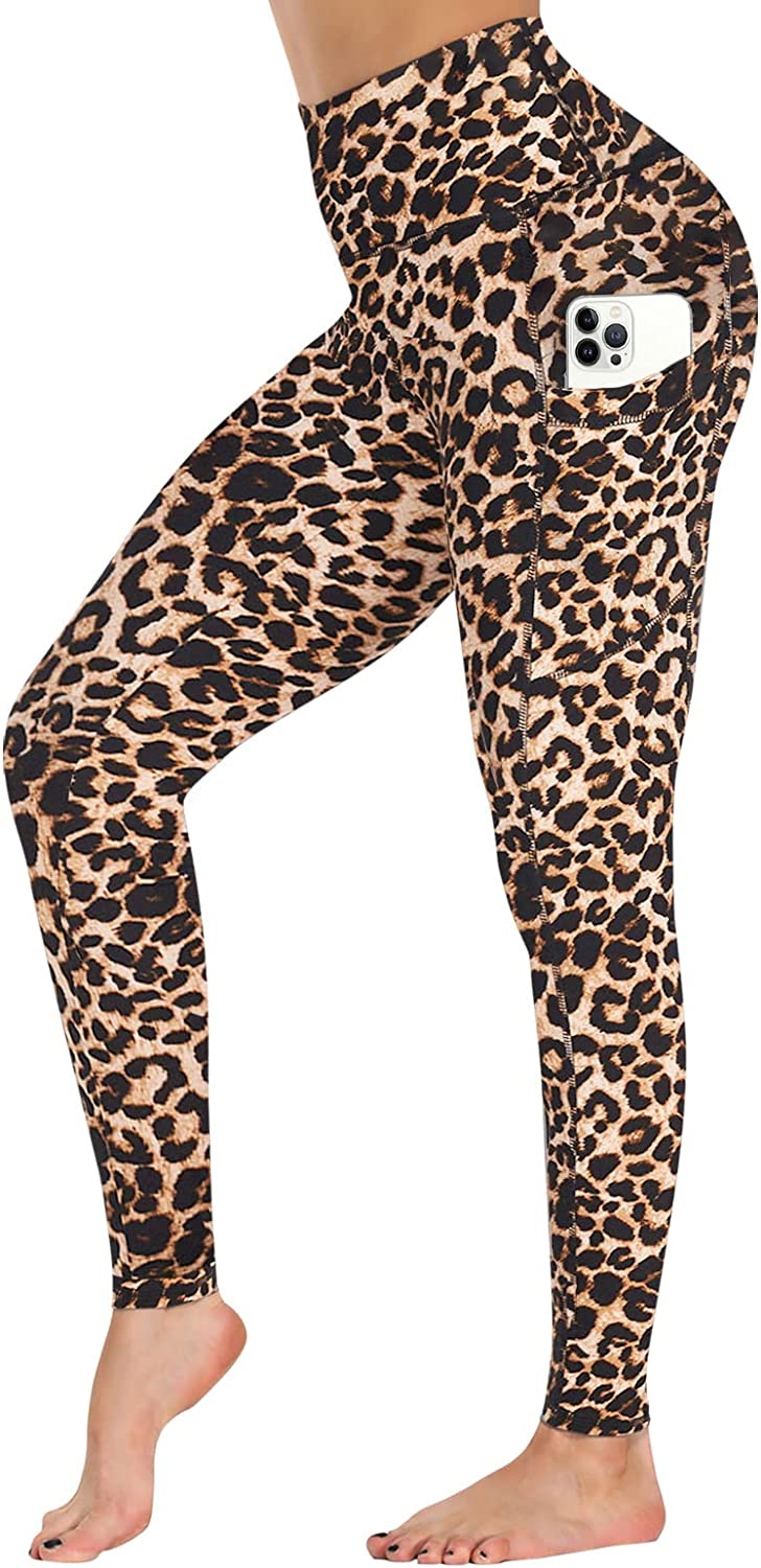 GAYHAY Leggings with Pockets for Women Reg & Plus Size - Capri Yoga Pants  High W