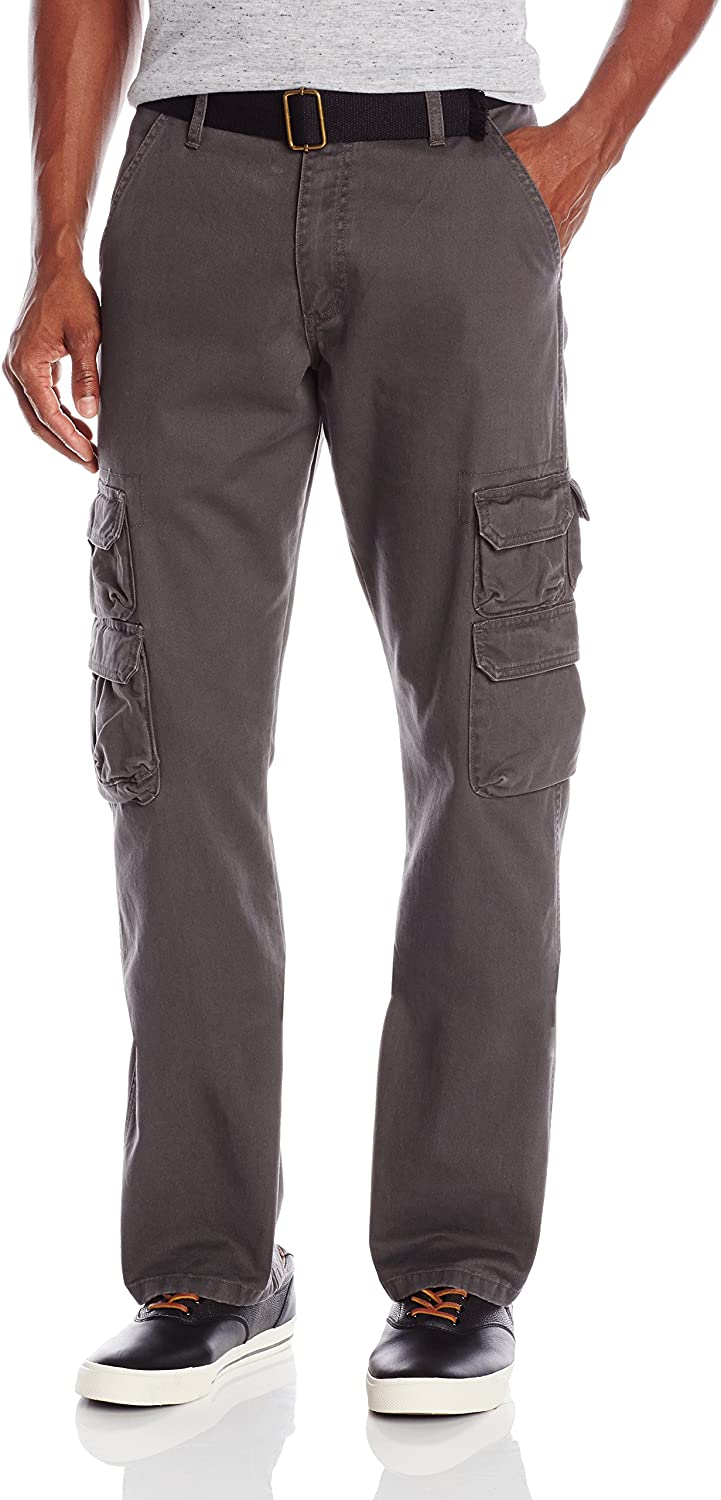 Wrangler Authentics Men's Premium Relaxed Fit Straight Leg Cargo Pant | eBay