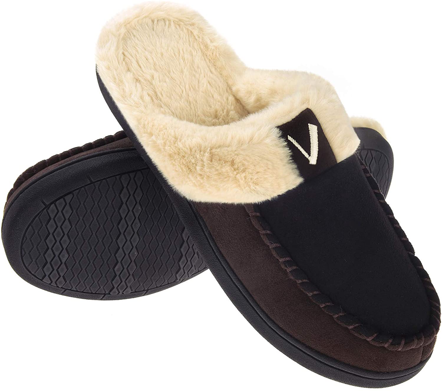 mens furlined slippers