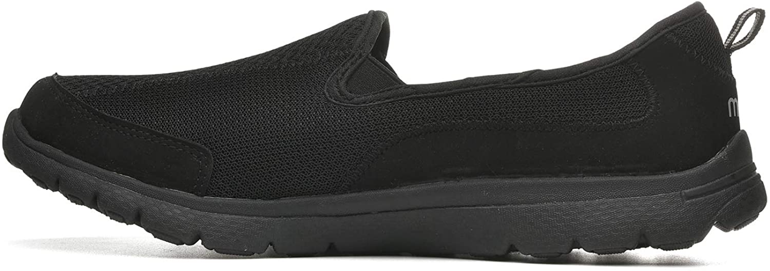 JIUMUJIPU Women's Running Sneaker Slip-on Walking Shoes Black,White,Lightweight Mesh-Comfortable Tennis Shoe