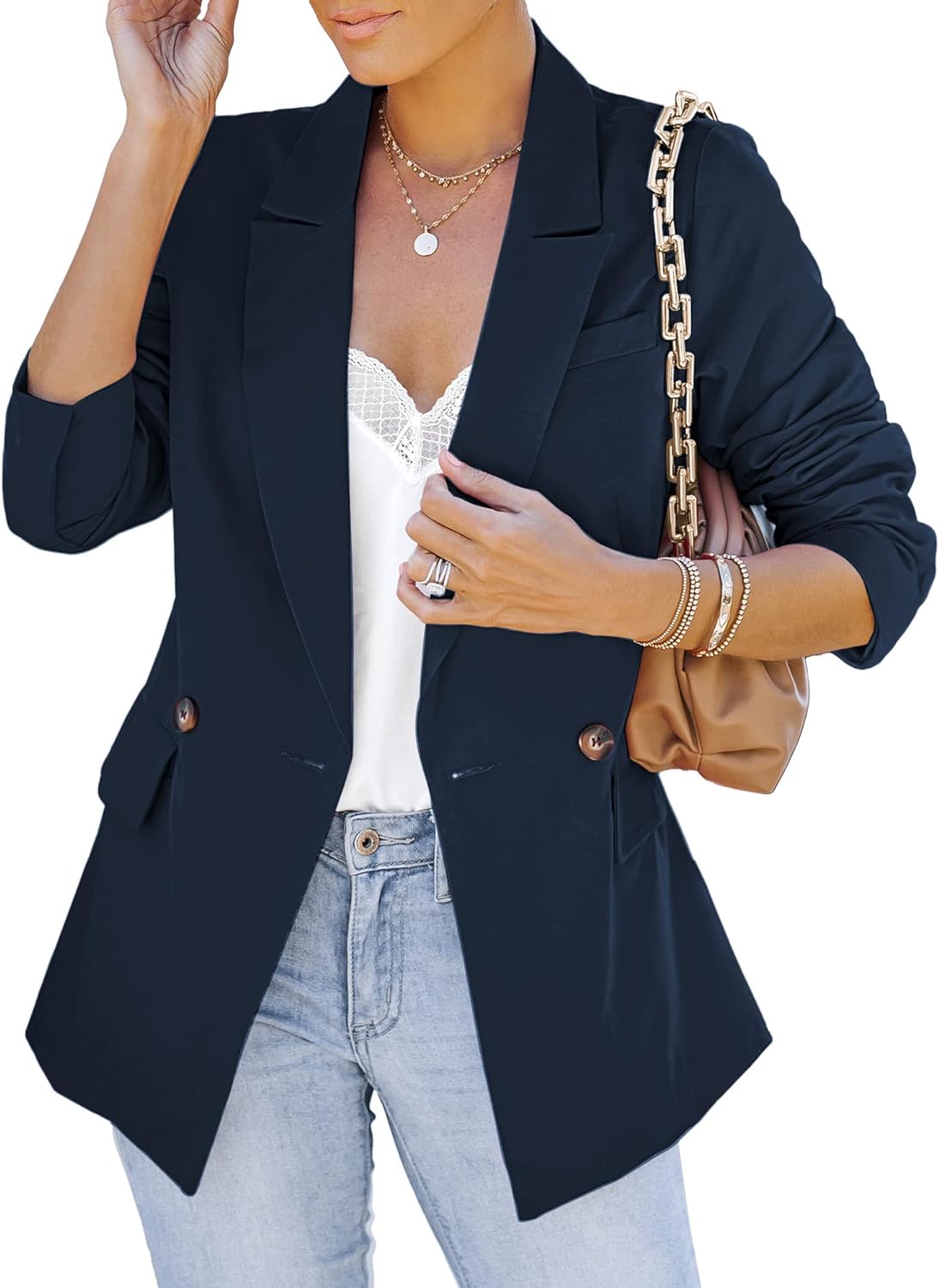 LookbookStore Blazer Jackets for Women Business Casual Outfits Work Office  Blaze