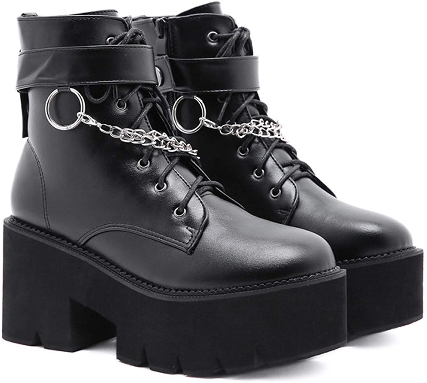 chunky punk boots