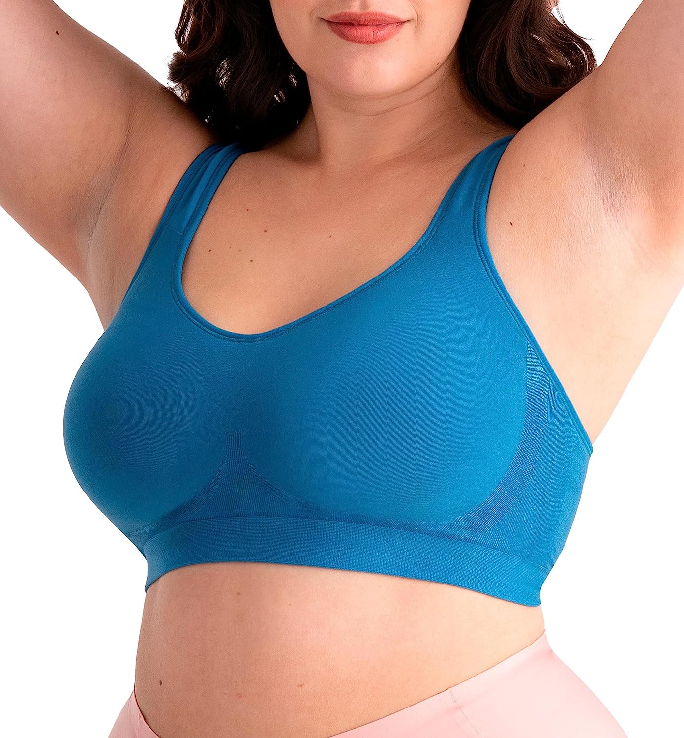 SHAPERMINT Compression Wirefree High Support Bra for Women Small to Plus  Size Ev