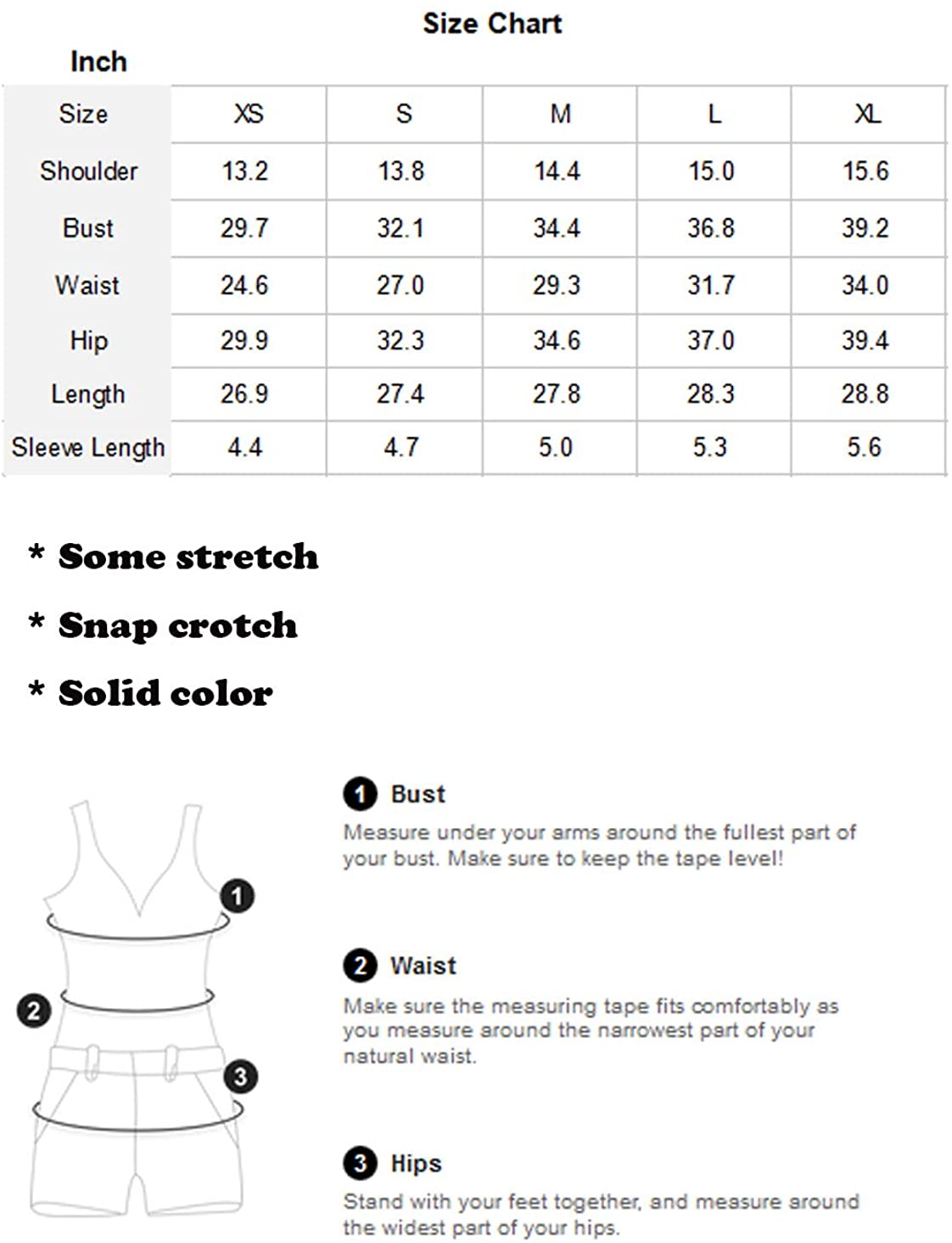 MakeMeChic Women's Short Sleeve Tops Basic V-Neck Leotard Bodysuit ...