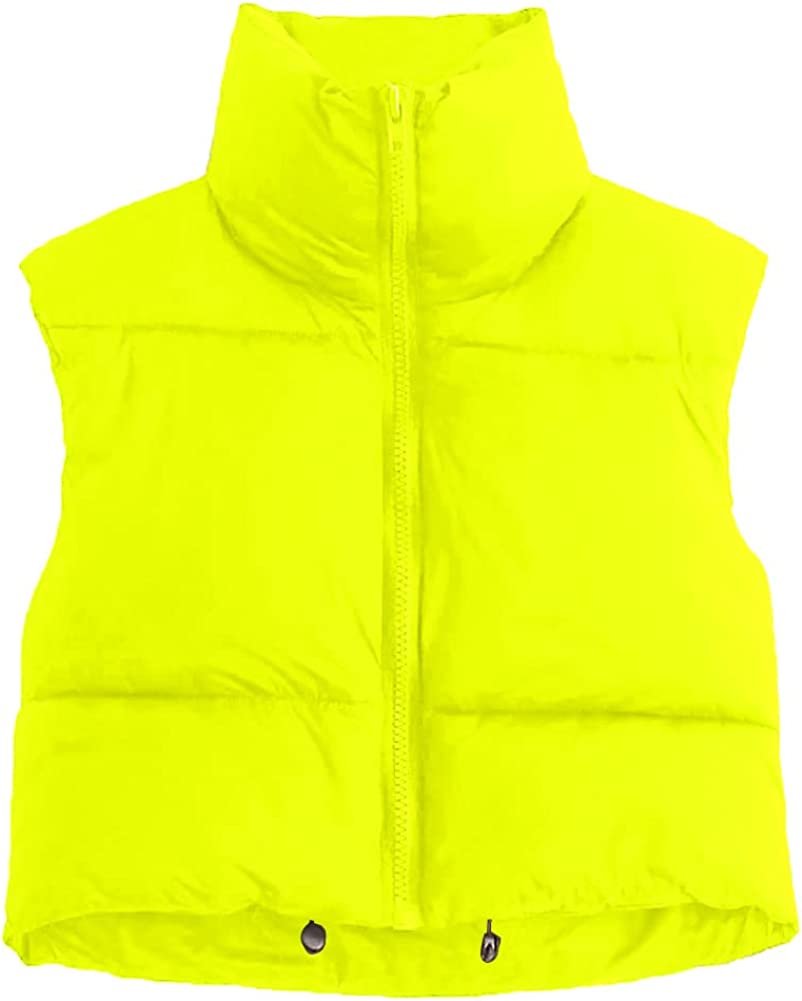 MEROKEETY Trendy Crop Puffer Vest Exceeded Shopper Expectations