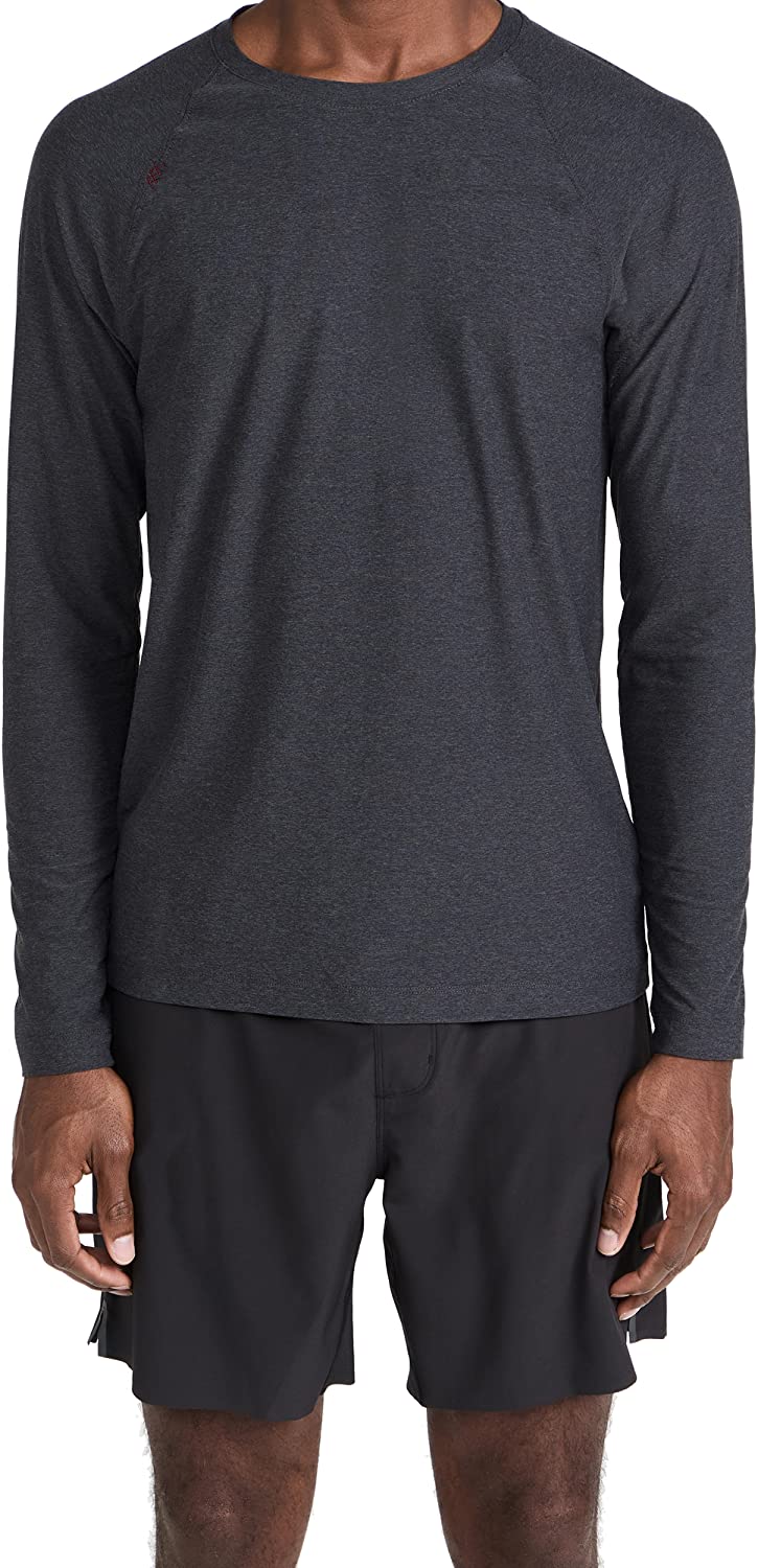 Rhone Men's Reign Long Sleeve Workout Shirt, Athletic, Ultra-Soft Fabric,  Moistu | eBay