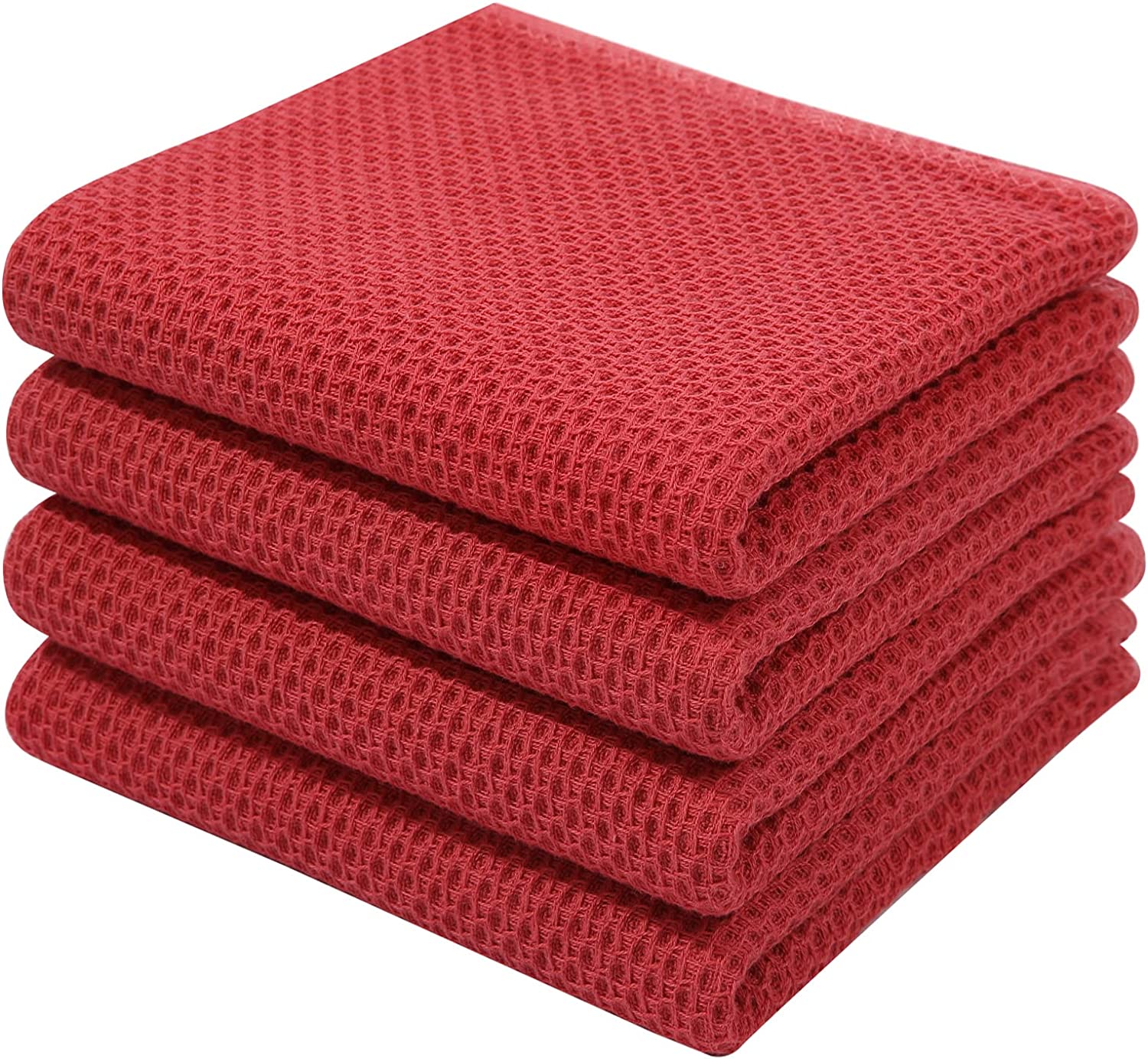 The Homaxy Waffle Weave Kitchen Dish Cloths Are on Sale at