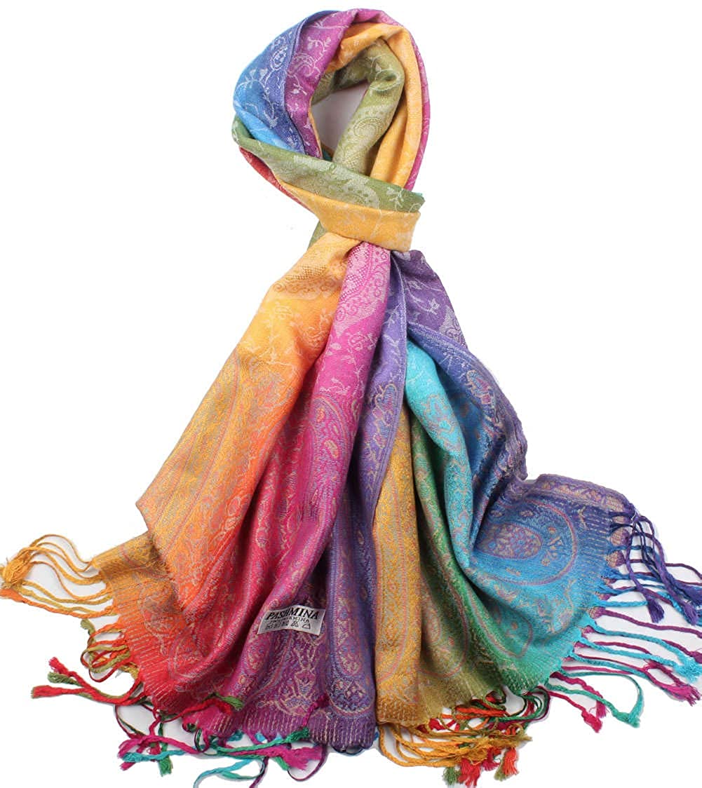 Elegant Scarf Soft Cashmere Feel Pashmina Wraps Shawl for Women Ladies 