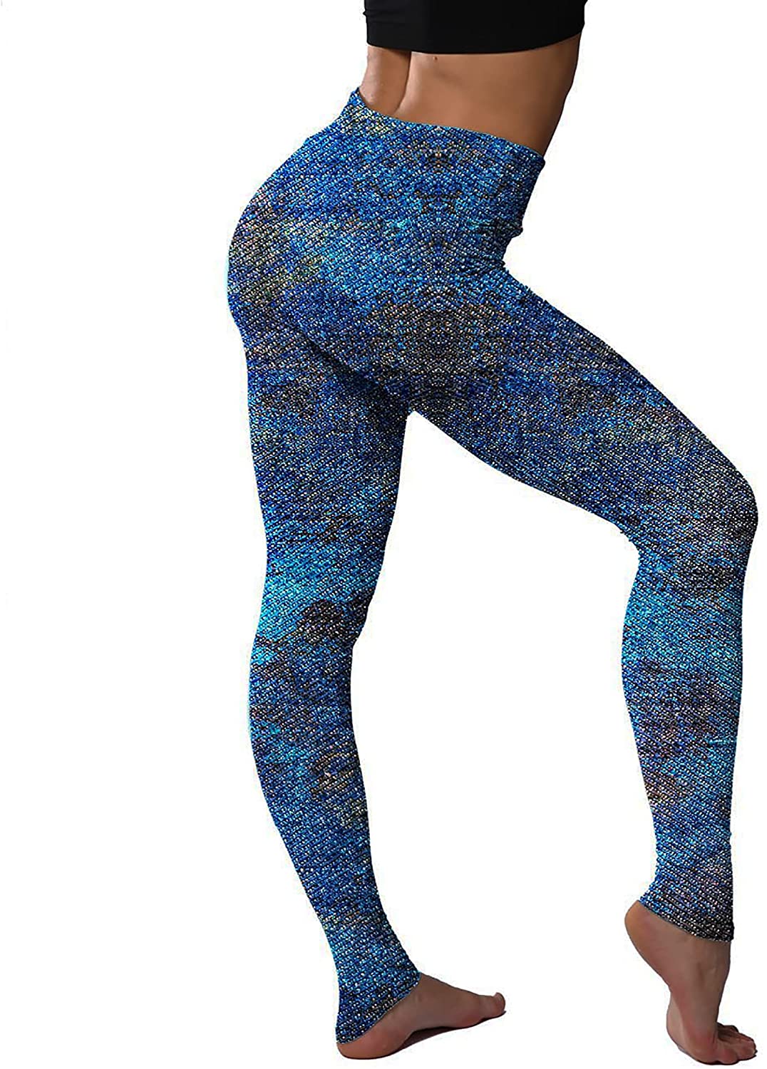 Svogue vaner Leggings for Women Printed High Waist Ultra Soft Yoga