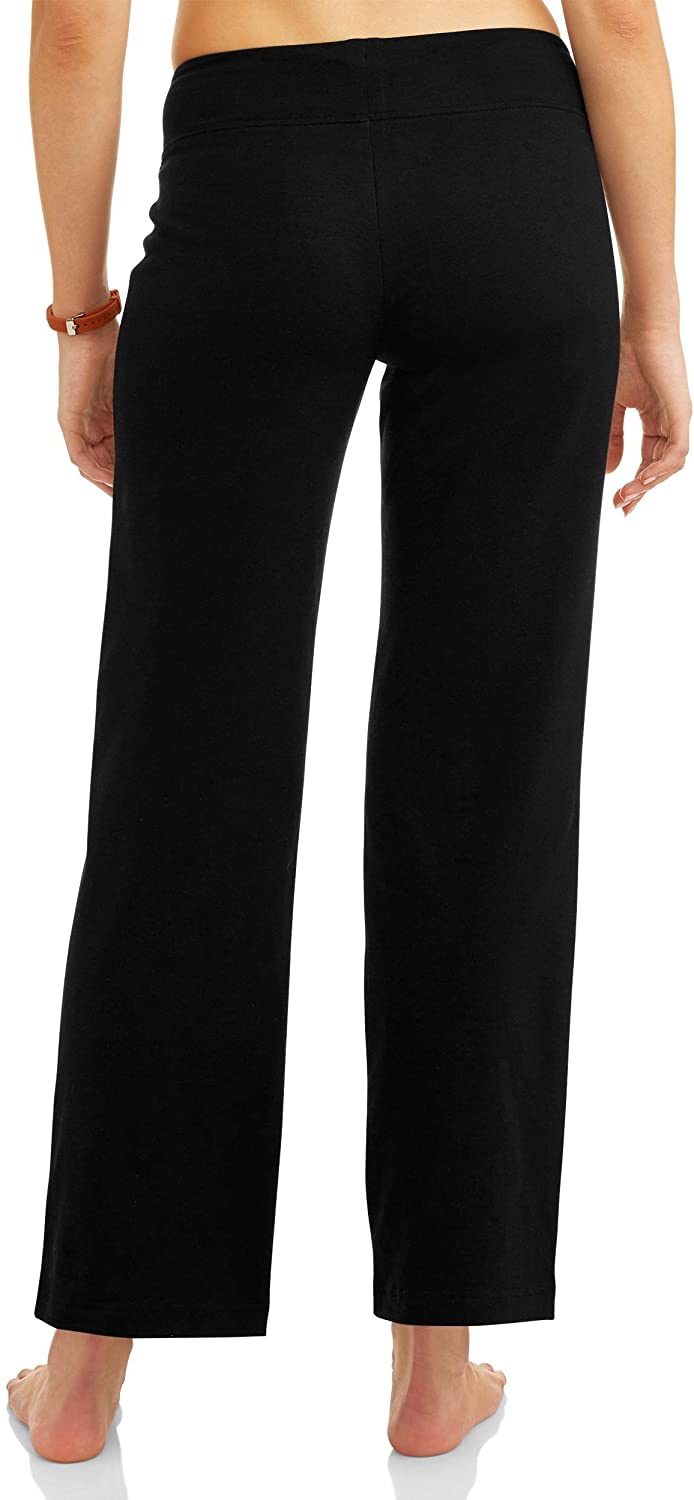 Athletic Works Women's Relaxed Fit Dri-More Core Cotton Blend Yoga ...