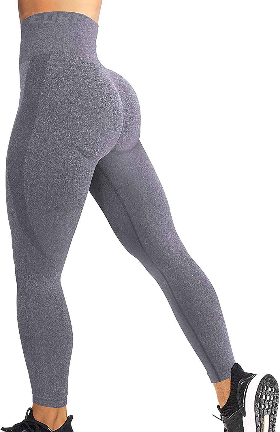 GetUSCart- YEOREO Women High Waist Workout Gym Smile Contour Seamless  Leggings Yoga Pants Tights Carmine S