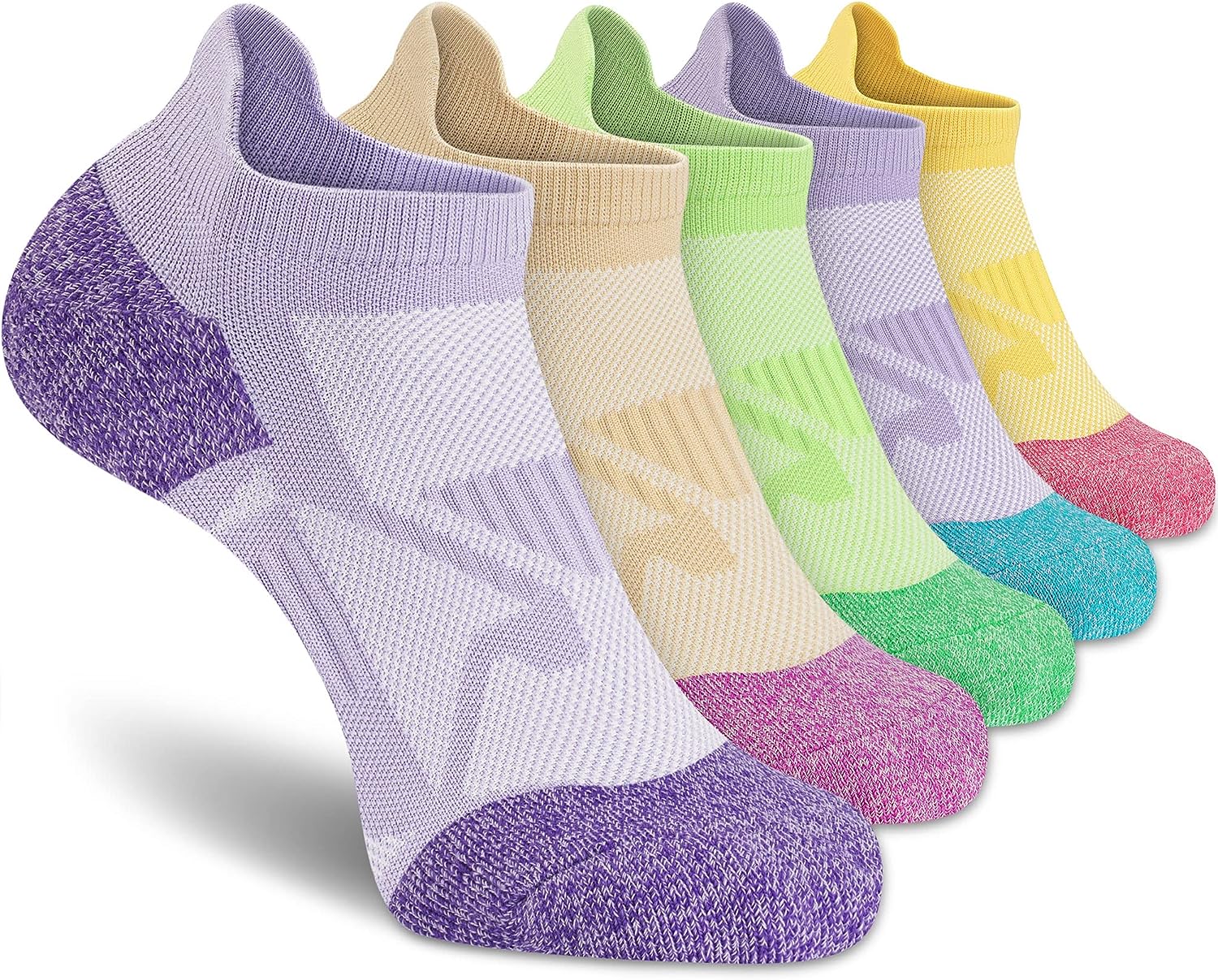 cuangya Ankle Socks Women Running No Show Compression Socks Low Cut  Athletic Cus