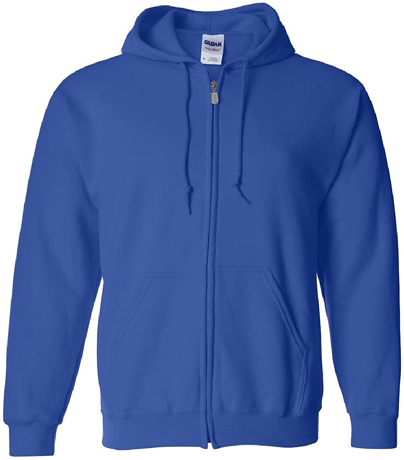 thumbnail 20  - Gildan Men&#039;s Fleece Zip Hooded Sweatshirt, Style G18600