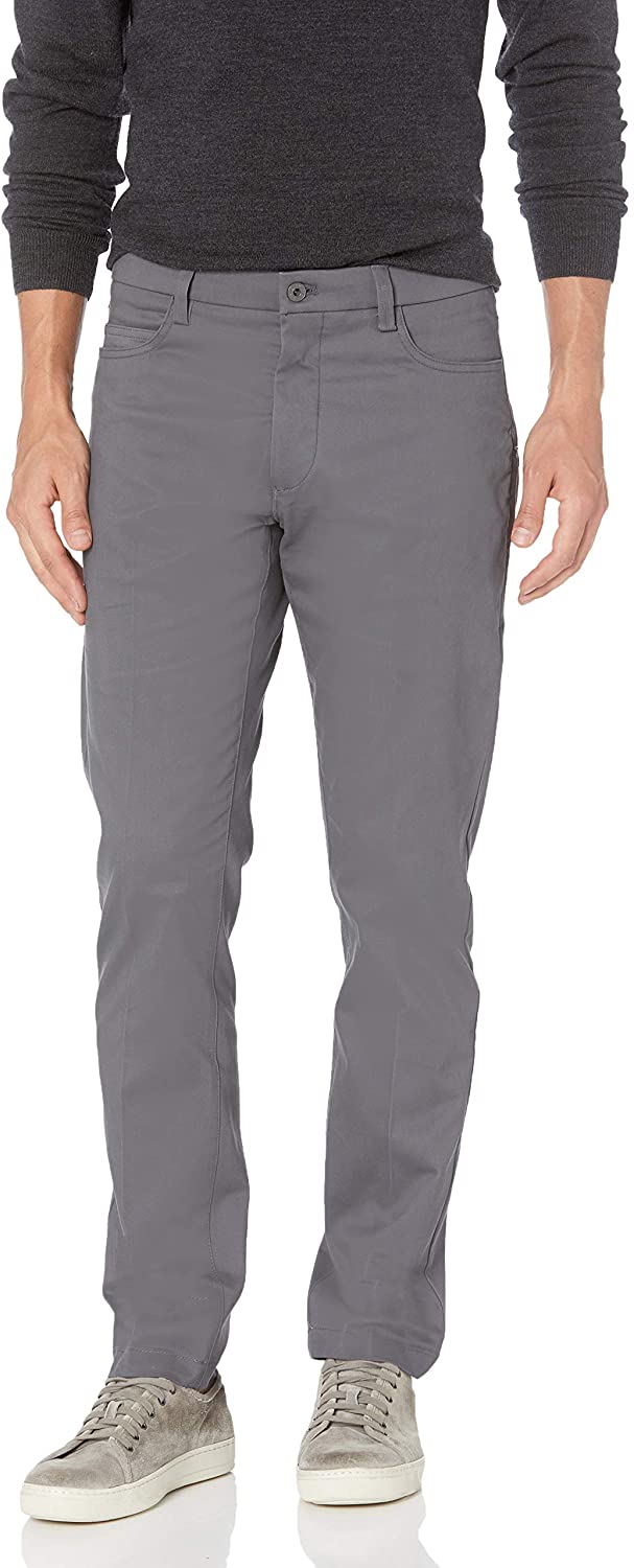 Van Heusen Mens Flex Slim-Fit No-Iron Dress Pants Stretch Fit Multi Color/Sizes 