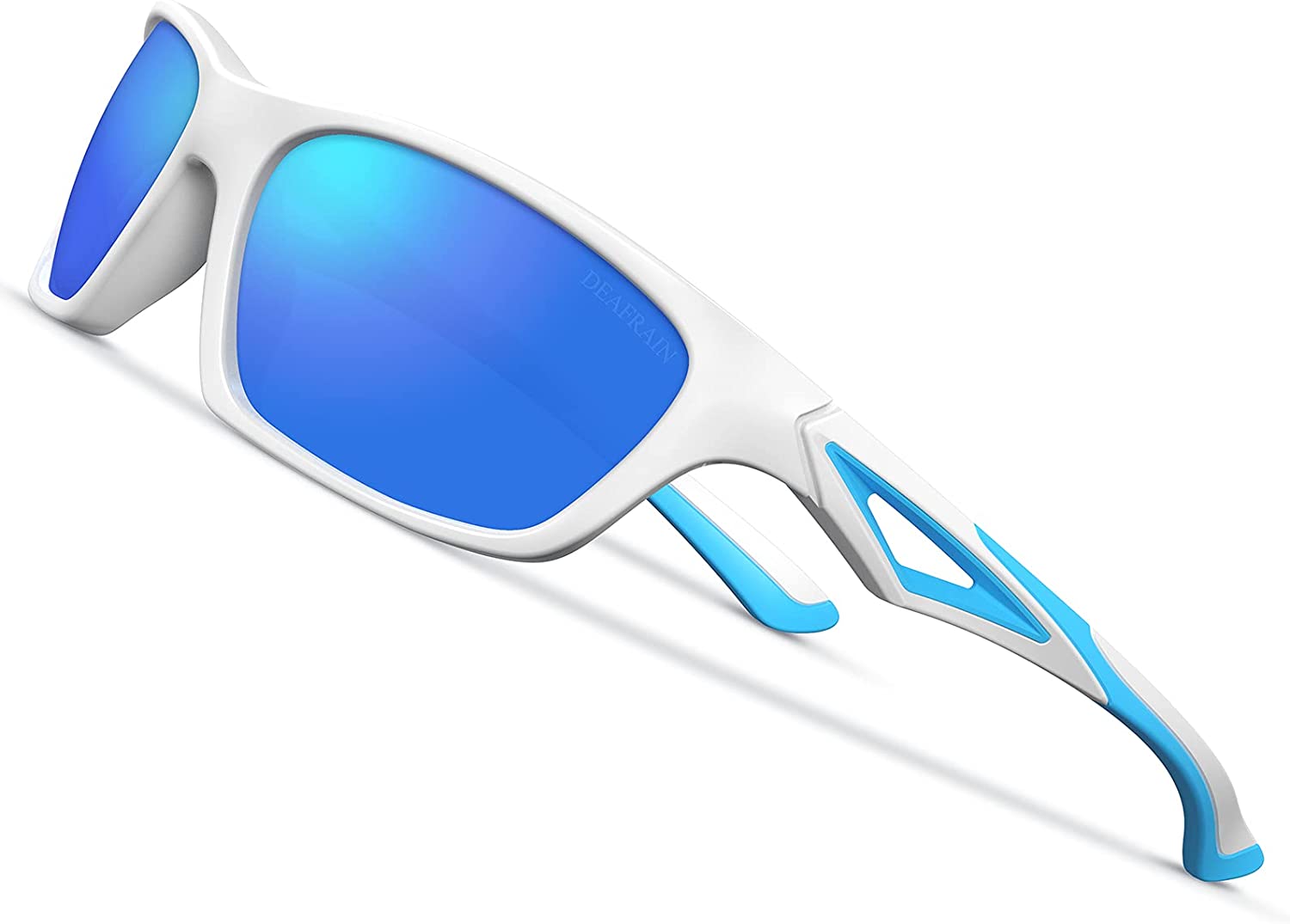  DEAFRAIN Sports Sunglasses Polarized for Men Women