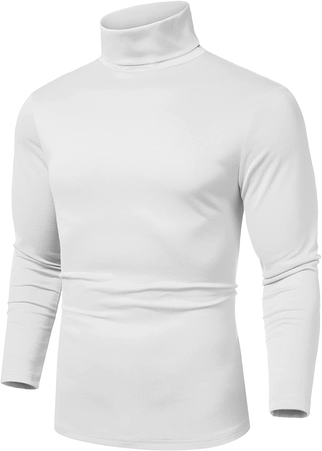 COOFANDY Mens Slim Fit Basic Thermal Turtleneck T Shirts Casual Knitted Pullover Sweaters 