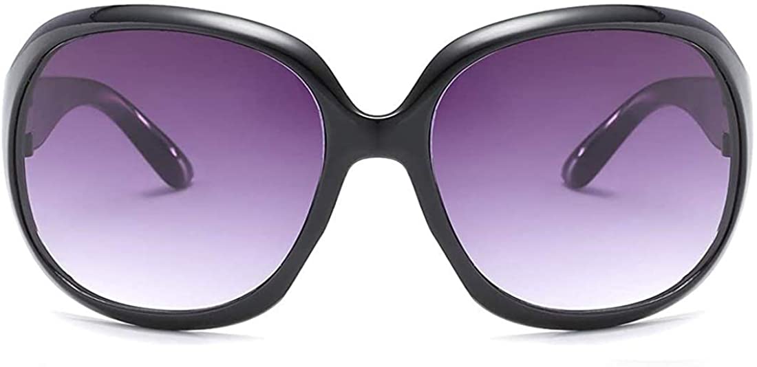 ENSARJOE Sunglasses for Women Vintage Big Frame Ladies Shades 