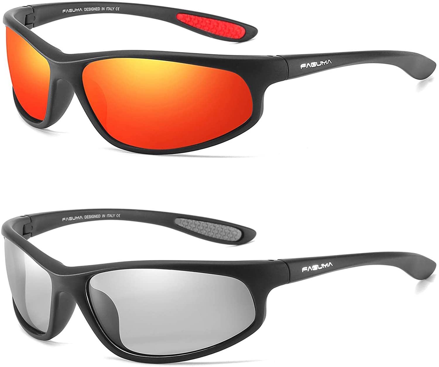Faguma Polarized Sports Sunglasses For Men Cycling Driving F 