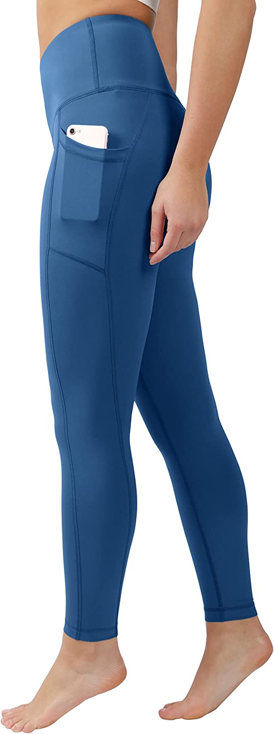 90 Degree by Reflex Power Flex Yoga Pants - High Waist Squat Proof Ankle  Leggings with Pockets