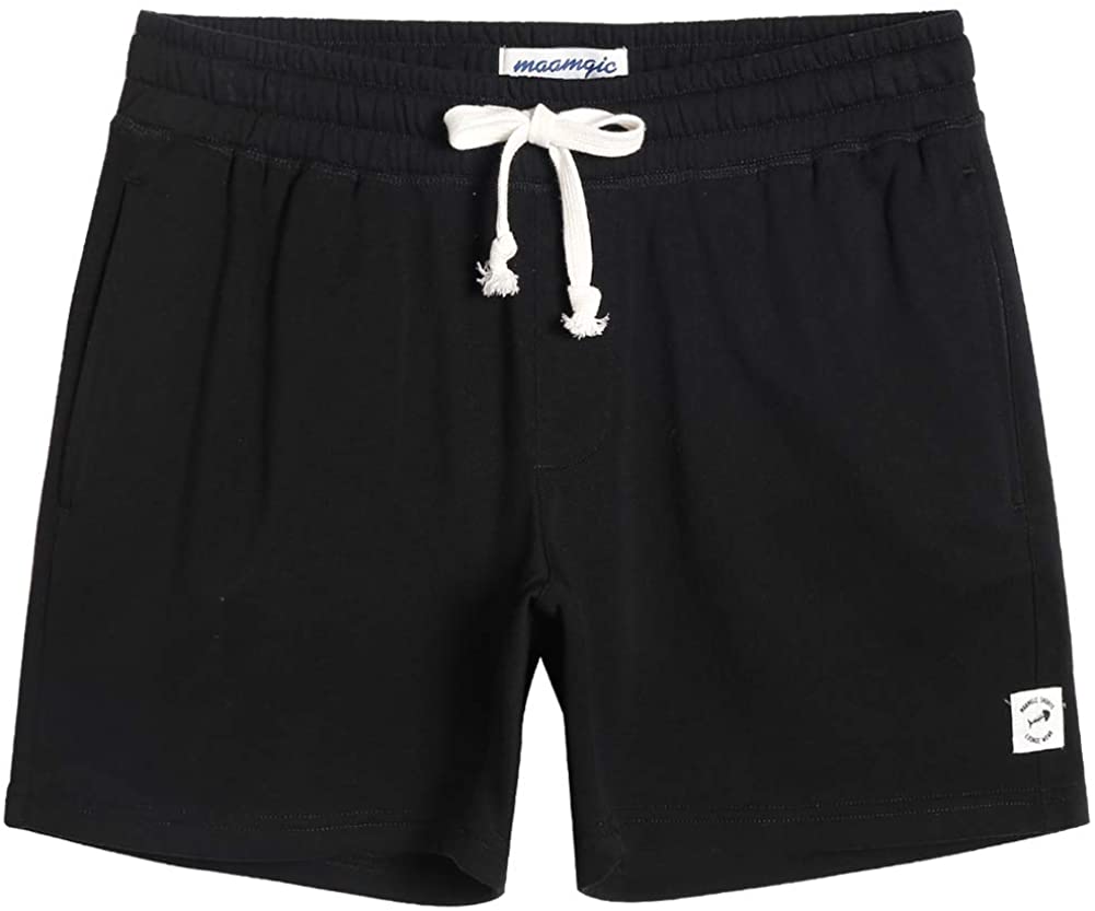 thumbnail 8 - MaaMgic Mens Athletic Gym Shorts 5.5&#034; Elastic Waist Casual Pajama Pocket Jogger 