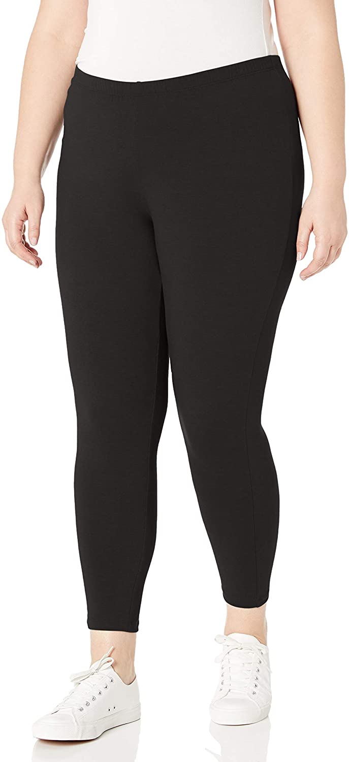 Just My Size Women's Plus-Size Stretch Jersey Full Length Leggings 2XL