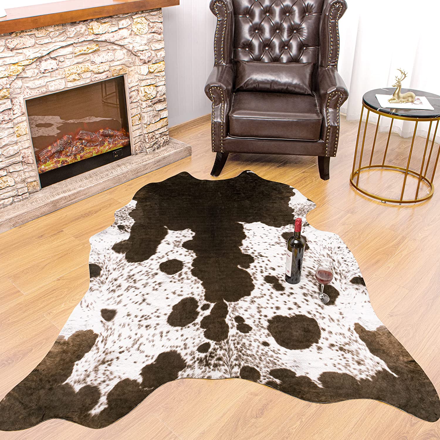 Quality rug faux cowhide carpet home decor carpets for living room