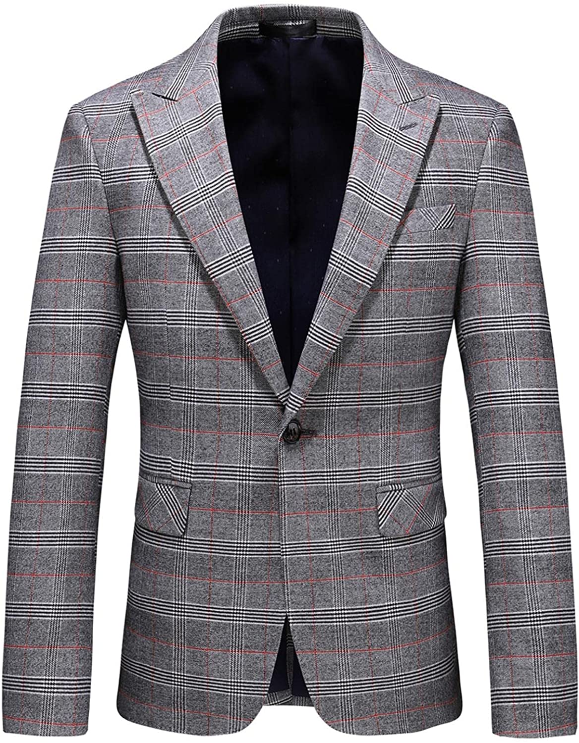 men's plaid blazers