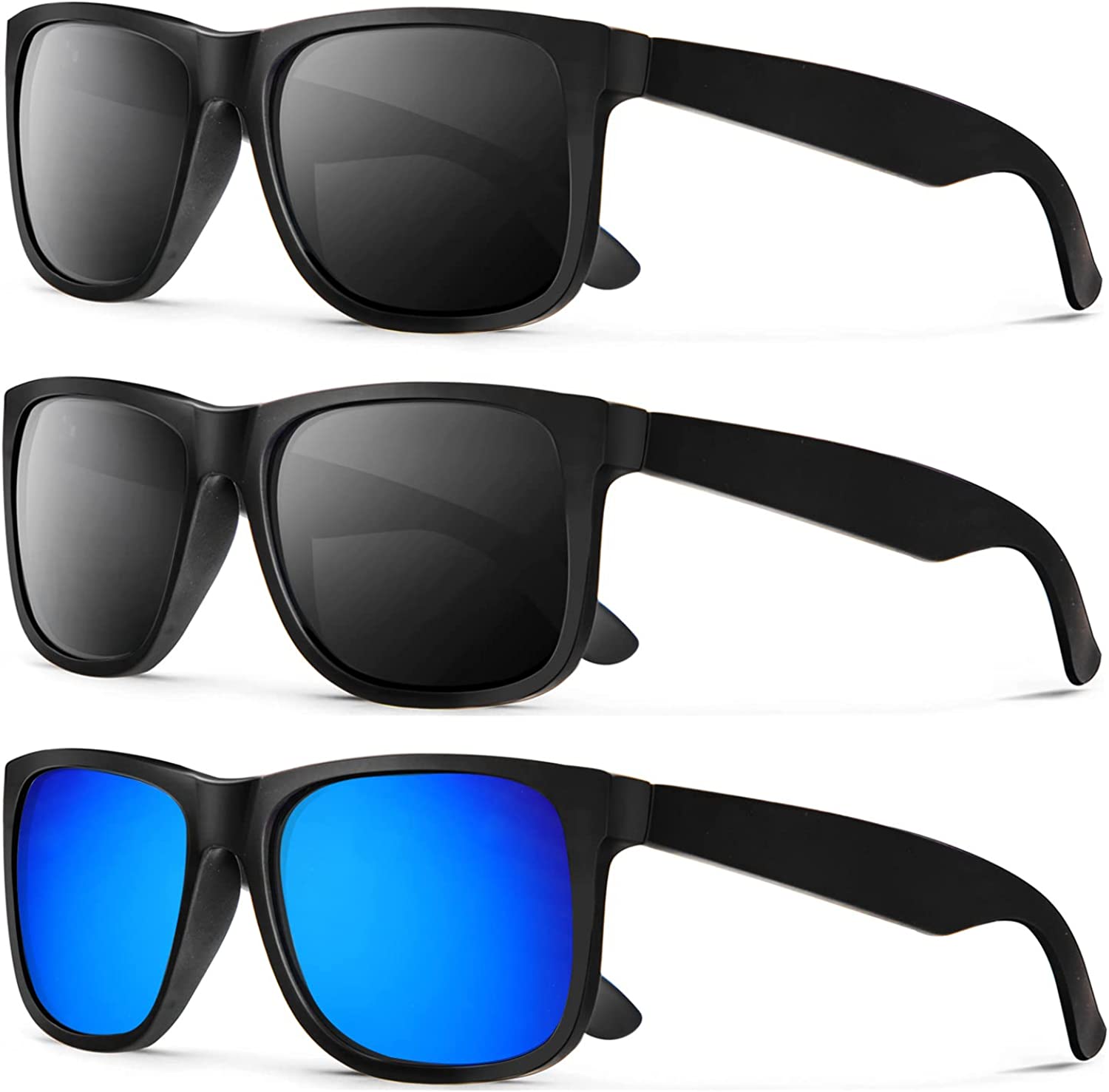 KALIYADI Polarized Sunglasses with Matte Black Frame UK